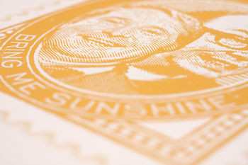 Bring Me Sunshine Stamp Print, 2 of 2