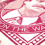 'Don't Mention The War' Basil Fawlty Stamp Print, thumbnail 2 of 2