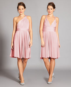 Bridesmaids Fashion Accessories And Gifts Notonthehighstreet Multiway Knee Length Bridesmaid Dress Wedding Fashion