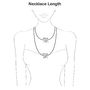 Sterling Silver Art Deco Diamond Necklace, thumbnail 9 of 10