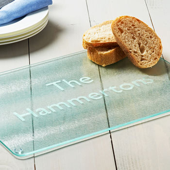 Personalised Family Name Chopping Board, 2 of 2