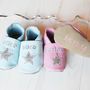 Personalised Keepsake Star Baby Shoes, thumbnail 3 of 9