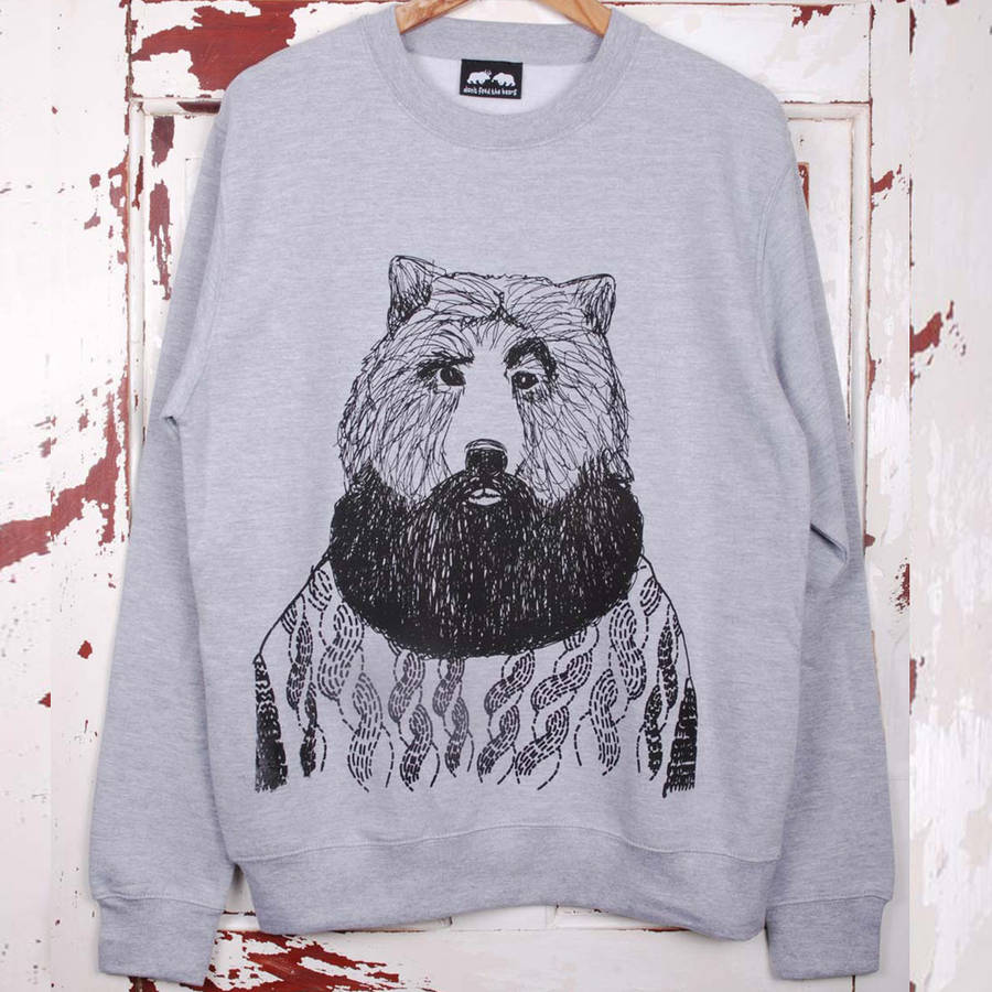 bear knitted jumper