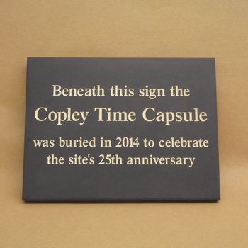 Personalised Time Capsule Plaque, 10 of 10