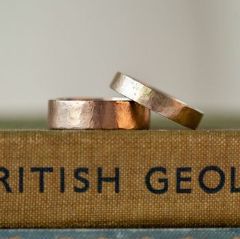 Organic Textured Gold Ring, 5 of 8