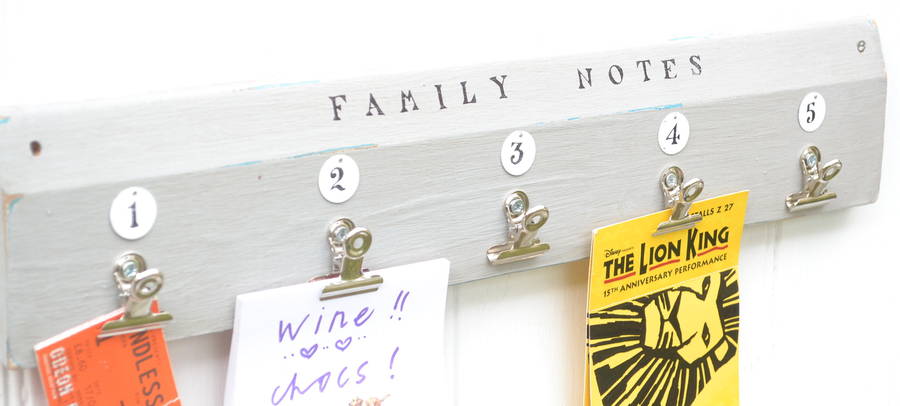 personalised family notes by abigail bryans designs ...