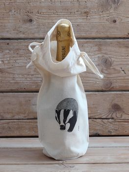 Badger Cotton Bottle Bag, 2 of 3