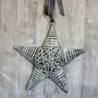 Wicker Star Christmas Wreath Decoration, thumbnail 6 of 6