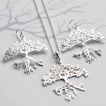Sterling Silver Bonsai Tree Necklace, 2 of 5