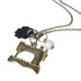 Sewing Machine Charm Necklace, thumbnail 1 of 3