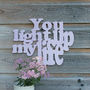 'In Your Own Words' Wooden Wall Art, thumbnail 2 of 5