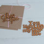 'In Your Own Words' Cherrywood Cards, thumbnail 3 of 4