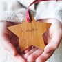 I Believe Wooden Christmas Star Decoration, thumbnail 1 of 9