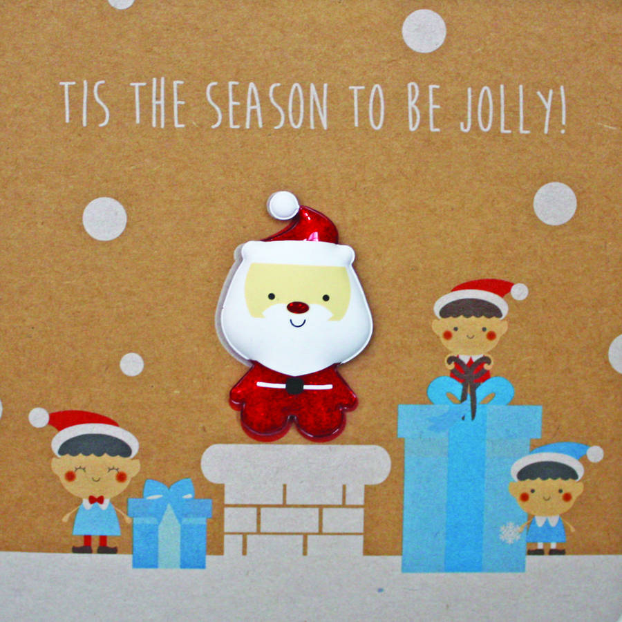 Christmas Glitter Card By Pango Productions