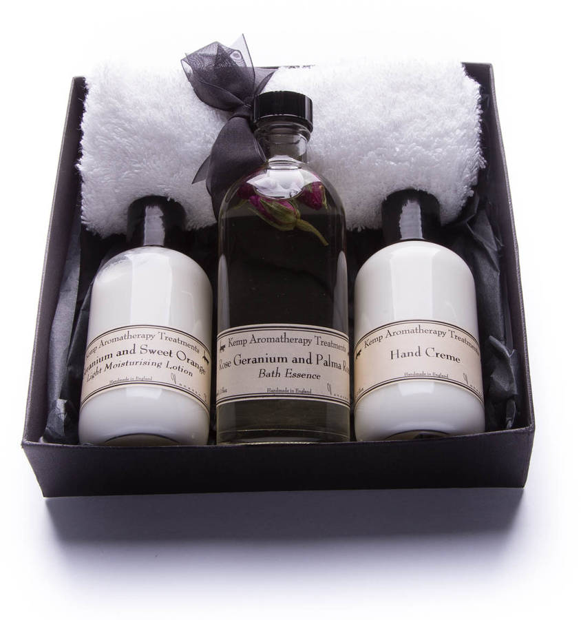 Aromatherapy Bath Essence, Lotions Gift Box, 1 of 3