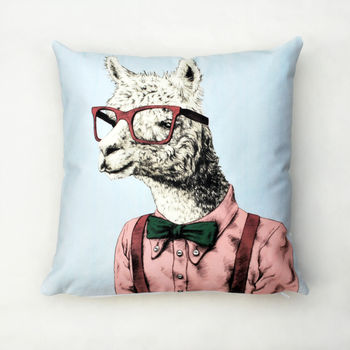 shelby the llama cushion