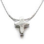 Sterling Silver Christening Cross Necklace, thumbnail 2 of 3