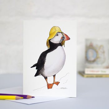 Puffin In A Sou'wester Card, 2 of 2