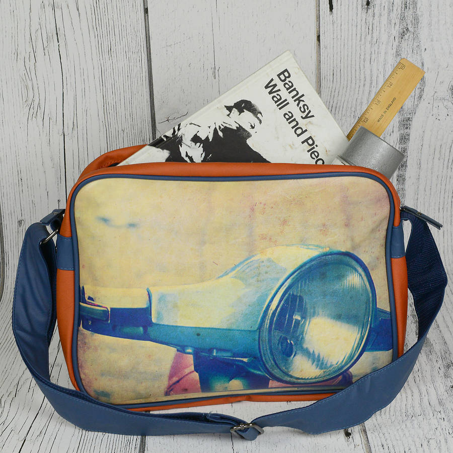 Vespa Scooter Messenger Bag By Bobby Rocks