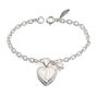 Agnes Locket Bracelet On Chain With Pearl Charm, thumbnail 1 of 7