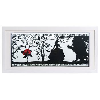 The Beauty Of A Beast Signed Papercut Print, 4 of 7