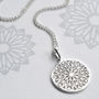 Sterling Silver Snowflake Necklace, thumbnail 2 of 6