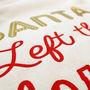 'Santa Left This For You' Name In Lights Christmas Sack, thumbnail 5 of 8