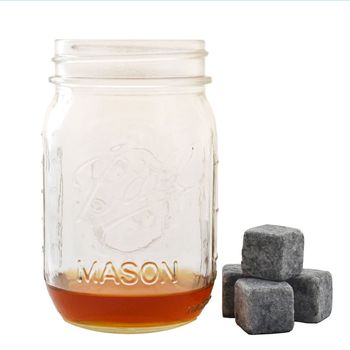 Whisky Stone Mason Jar Gift, 2 of 4