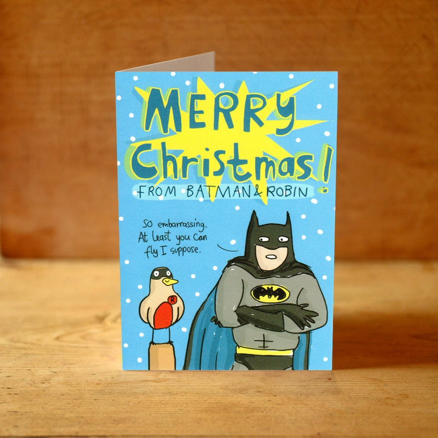 Batman Christmas Card 