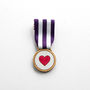 Handmade Heart Medal, thumbnail 1 of 11