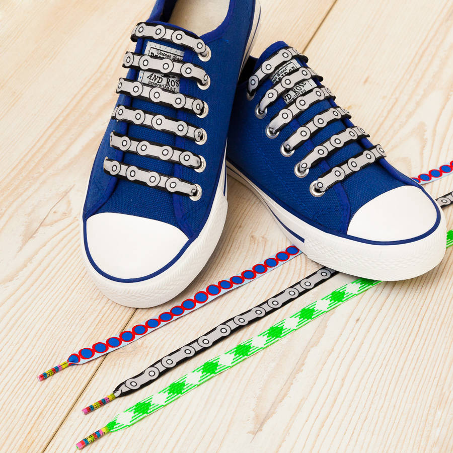 Bike Chains Shoelace Pack By Aces Laces