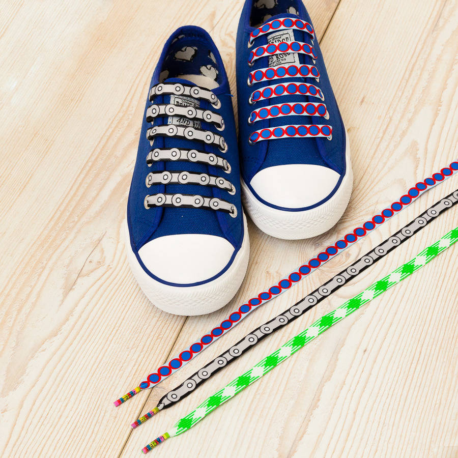 Bike Chains Shoelace Pack By Aces Laces