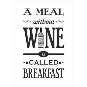 'A Meal Without Wine' Magnet Stocking Filler, 2 of 2