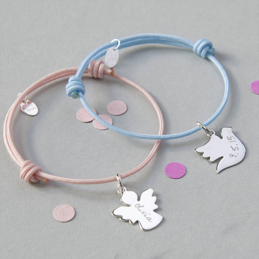 Personalised Christening Bracelet By Merci Maman