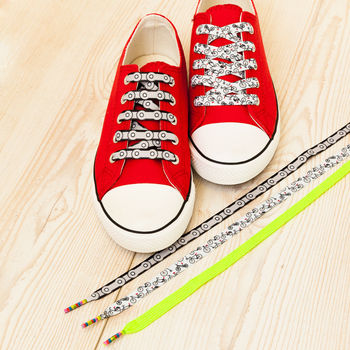 Three Pairs Of Cycling Enthusiast's Shoelaces, 4 of 8