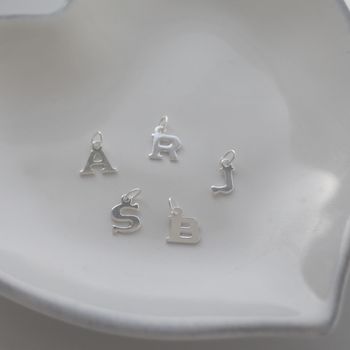 Sterling Silver Initial Charm, 2 of 2