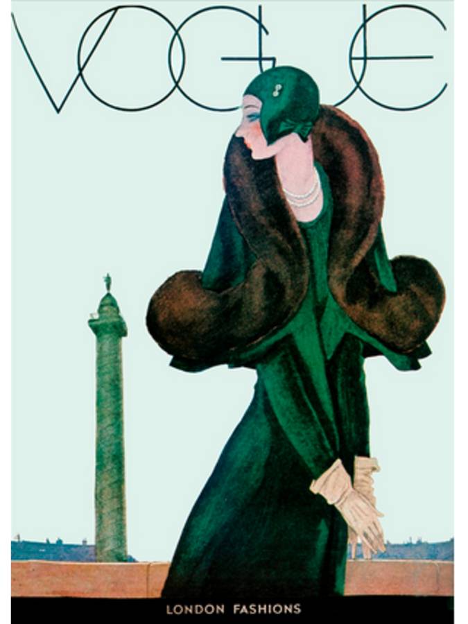 vintage fashion vogue art print 1920's 700mm x 500mm painting Australia poster