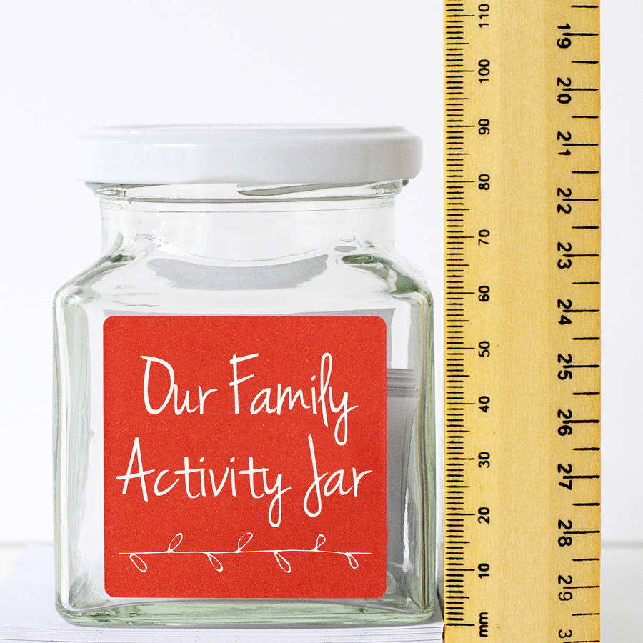 Family Activity Jar By The Green Gables | notonthehighstreet.com