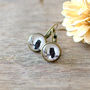 Black Owl Earrings, thumbnail 3 of 4