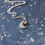 Tiny Crescent Moon And Star Necklace, thumbnail 1 of 5