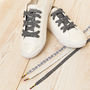 Three Pairs Of Monochrome Shoelaces, thumbnail 3 of 7