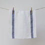French Stripe Linen Tea Towel, thumbnail 4 of 9