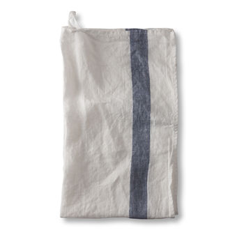 French Stripe Linen Tea Towel, 5 of 9