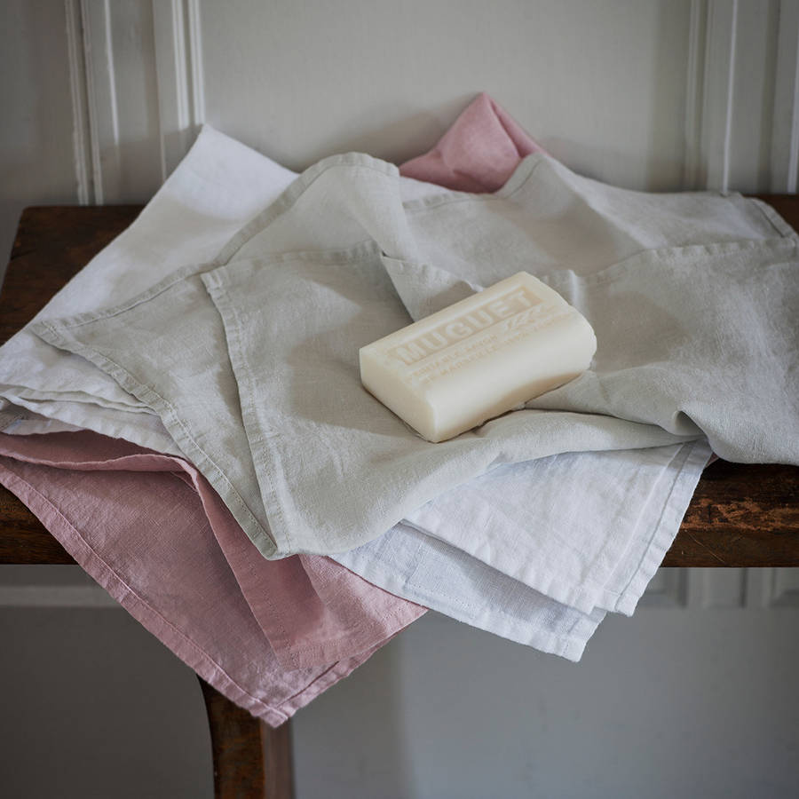 linen tea towel by the linen works