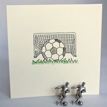 Handmade Football Birthday Card, 4 of 4