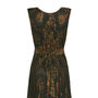 Special Occasion Lace Dress Green And Gold, thumbnail 4 of 4