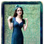 Sweetheart Neckline Lace Dress In Emerald, thumbnail 3 of 5