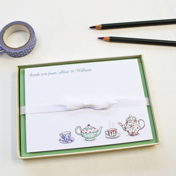 Personalised Tea Notecards Set, 2 of 3