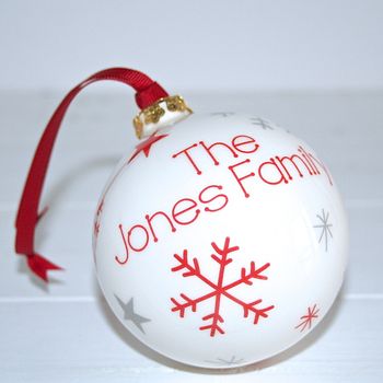 Personalised Christmas Bauble, 9 of 12