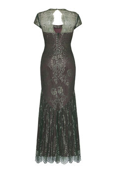 Maxi Dress In Reef And Teal Lace, 6 of 6